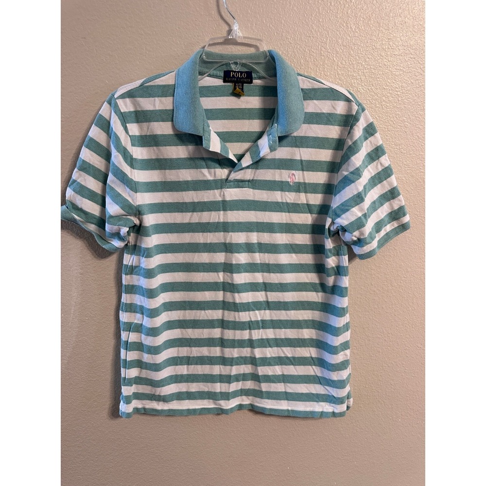 Polo Ralph Lauren Striped Polo Shirt Short Sleeve Casual Top XL